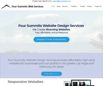 4Summitsweb.com(Four Summits Website Design Services) Screenshot