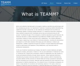 4Teamm.org(TEAMM) Screenshot