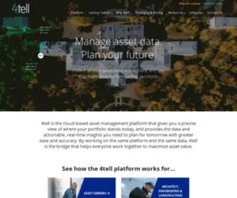 4Tellsolutions.com(Revolutionize how capital asset data) Screenshot