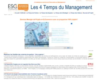 4Tempsdumanagement.com(Les 4 Temps du Management) Screenshot