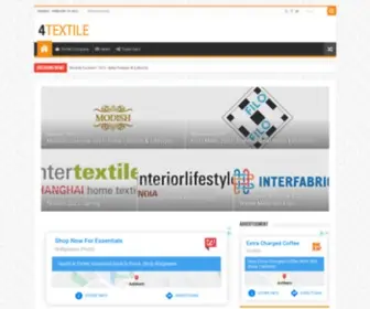4Textile.com(Textile Industry Events) Screenshot