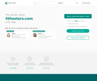 4Thestars.com(Shared Web Hosting services) Screenshot