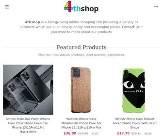 4THshop.com(Quality Masks Styleish Masks 4thshop) Screenshot