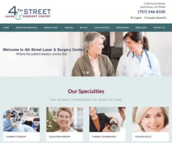 4THStreetlaser.com(4th Street Laser & Surgery Center) Screenshot