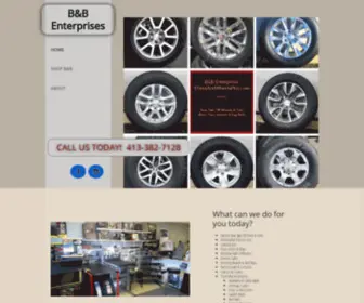 4Tiresandwheelsplus.com(B&B Enterprises) Screenshot