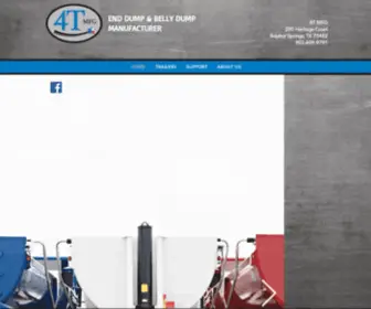 4TMFG.com(Belly Dump And End Dump Manufacturer) Screenshot