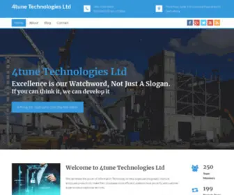 4Tunetechnologies.com(Built with SitePad) Screenshot
