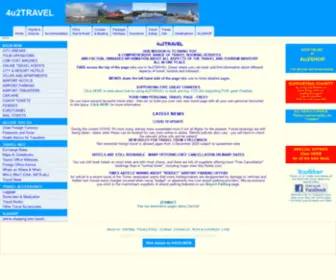 4U2Travel.co.uk(Travel portal) Screenshot