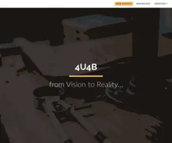 4U4B.com(Website and project development) Screenshot