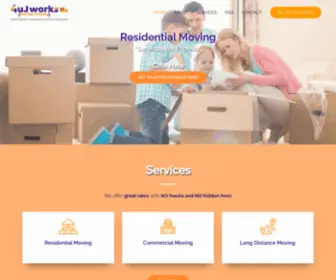 4Ujworks.com(4uJworks moving company) Screenshot