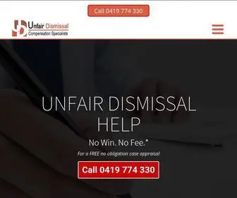 4Unfairdismissal.com.au(4 Unfair Dismissal) Screenshot