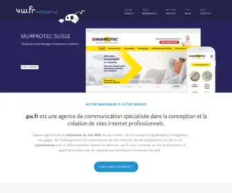4W.fr(Agence web : création de site internet) Screenshot