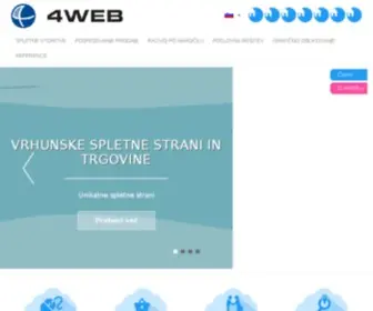 4Web.si(Izdelava spletnih strani) Screenshot