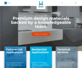 4Willis.com(Distributor of Corian) Screenshot