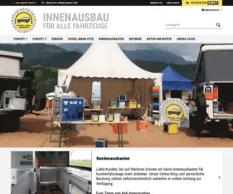 4X4-Innenausbau.de(Leichtbau Möbel für den Camper Ausbau) Screenshot