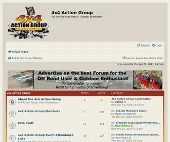 4X4AG.co.za(4x4 Action Group) Screenshot