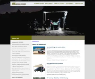 4X4Awning.com.au(4x4 Awning) Screenshot