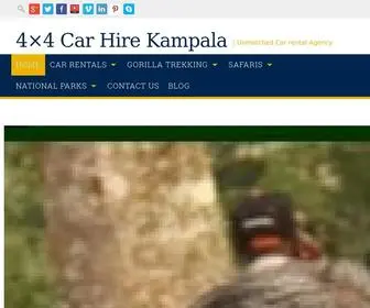 4X4Carhirekampala.com(Car Hire In Kampala) Screenshot