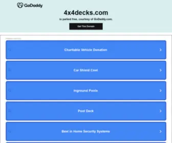 4X4Decks.com(4X4Decks) Screenshot