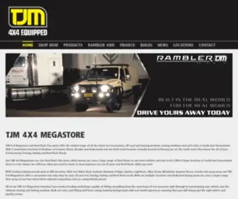4X4Megastore.com.au(TJM 4×4 Megastore) Screenshot