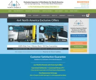 4X4Northamerica.com(4x4 North America. Exclusive Importer of MIM Safe Crash Tested Pet Safety & Travel Products) Screenshot