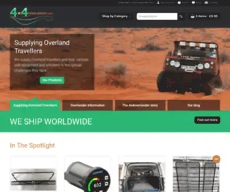 4X4Overlander.com(Overlanding Equipment &amp; Accessories Online) Screenshot