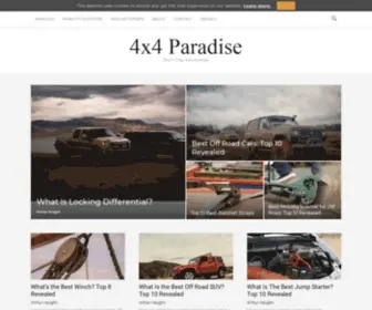 4X4Paradise.com(4x4 Paradise) Screenshot