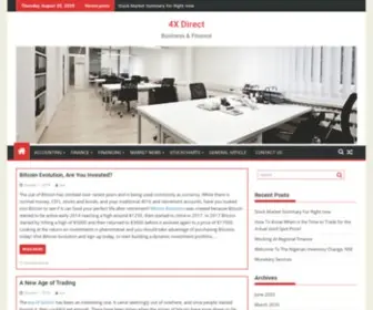 4Xdirect.com(Forex trading) Screenshot