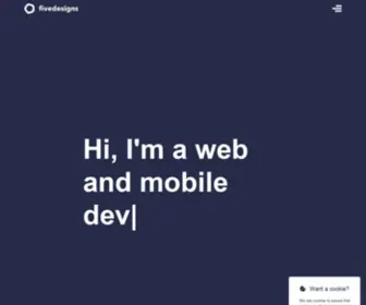 5-Designs.com(Web & Mobile Development) Screenshot