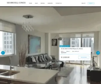 500Brickellcondo.com(Brickell apartments) Screenshot