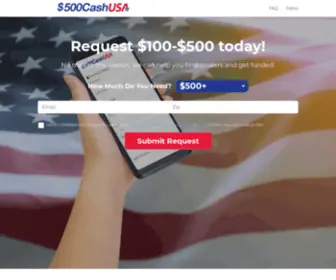 500Cashusa.com(Quick & Easy online process for Cash Loans) Screenshot