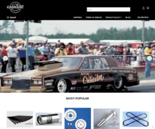 500Cid.com(Cadillac Speed Shop) Screenshot