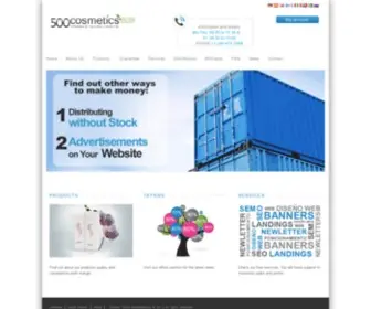 500Cosmeticsb2B.com(500Cosmetics b2b) Screenshot
