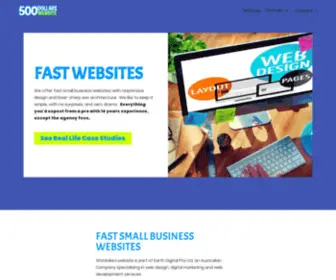 500Dollars.website(FAST SMALL BUSINESS WEBSITE DESIGN by 500 Dollars Website) Screenshot