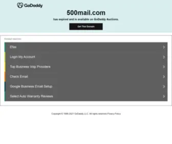 500Mail.com(500 Mail) Screenshot