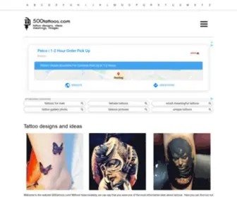 500Tattoos.com(Tattoos designs) Screenshot