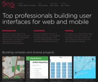 500Tech.com(Professional Front) Screenshot