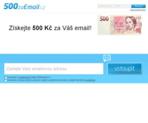 500Zaemail.cz(Získej) Screenshot