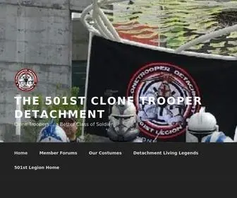 501STclonetroopers.com(Clone Troopers) Screenshot