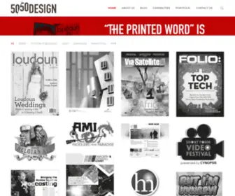 5050Design.com(50/50 Design) Screenshot