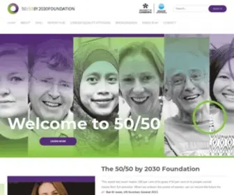 5050Foundation.edu.au(50/50 by 2030 Foundation) Screenshot