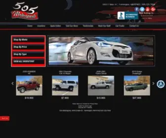 505Motorsports.com(505 Motorsports) Screenshot