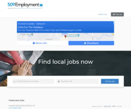 509Employment.com(509 Employment) Screenshot