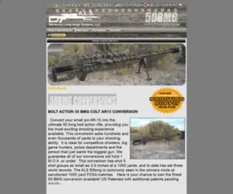 50BMG.net(Advanced Longerange Systems 50 bmg conversions) Screenshot