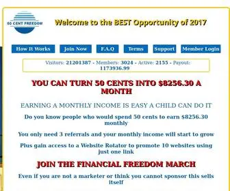 50Centfreedom.us(Fast system) Screenshot