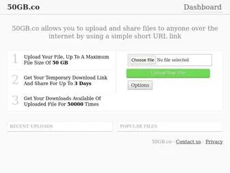 50GB.co(Cloud File Sharing Service) Screenshot