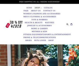 50Percentoff4Ever.com(The best online store) Screenshot