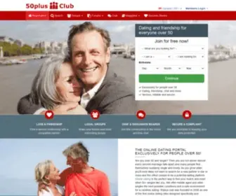 50Plus-Club.ca(Senior Dating for Singles over 50 at 50plus) Screenshot