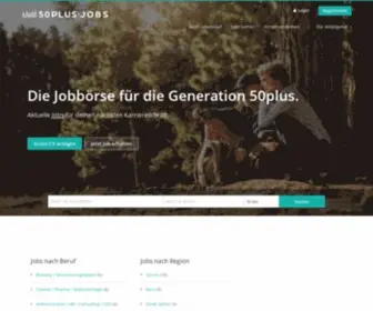 50Plus-Jobs.ch(Jobbörse) Screenshot