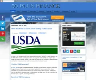 50Plusfinance.com(50 Plus Finance) Screenshot